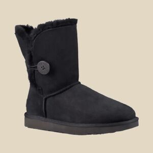 UGG Bailey Button Boot - Black